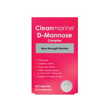 CLEANMARINE D-MANNOSE COMPLEX 60 CAPSULES