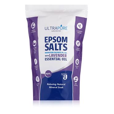 ULTRAPURE EPSOM SALTS WITH LAVENDER ESSENTIAL OIL 1KG