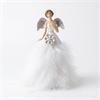 12.5CM SILVER ANGEL TREE HANGER