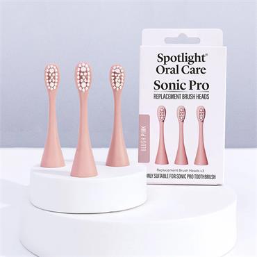 SONIC PRO REPLACEMENT HEADS BLUSH PINK
