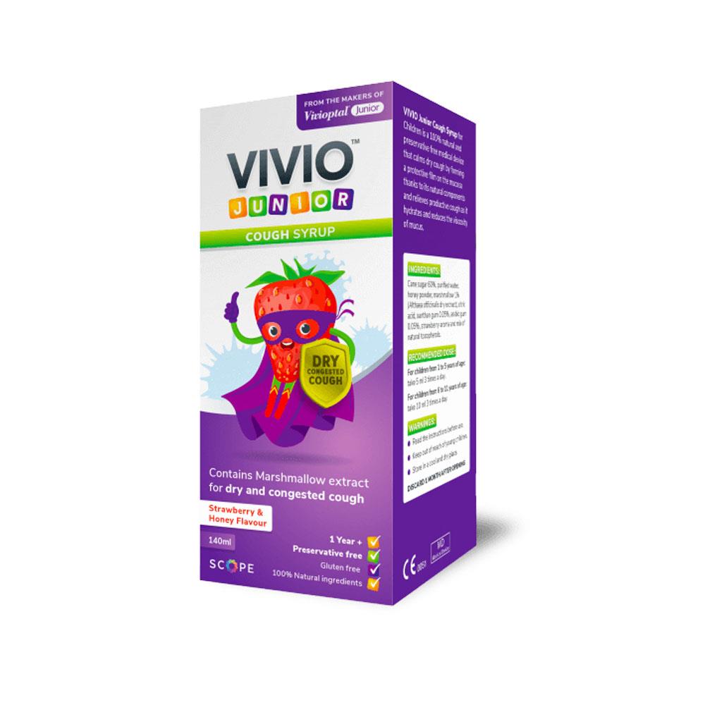 VIVIO JUNIOR COUGH SYRUP 140ML CH Tralee Ireland