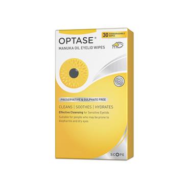 OPTASE MANUKA OIL EYELID WIPES