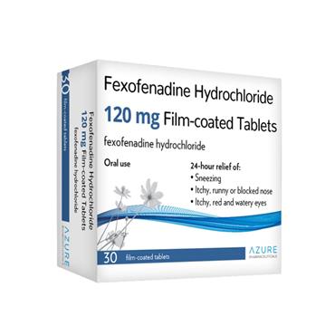 FEXOFENADINE HYDROCHLORIDE 120MG 30 TABLETS