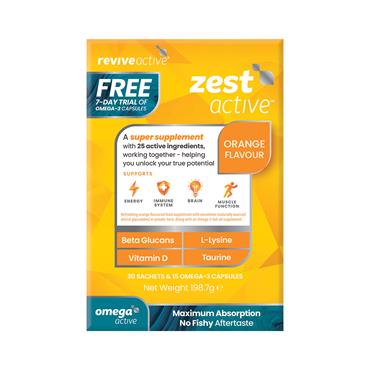 ZEST ACTIVE ORANGE+ FREE 7 DAYOMEGA