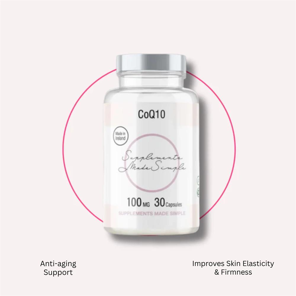 CoQ10 100mg – High Absorption Ubiquinone – 30 Capsules