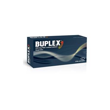 BUPLEX 200MG IBUPROFEN FILM-COATED TABLETS 24S