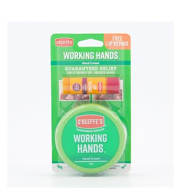 WORKING HANDS HAND CREAM + FREE LIP REPAIR