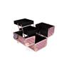 MAKE UP CASE DIAMOND MINI HOLOGRAPHIC ROSE GOLD