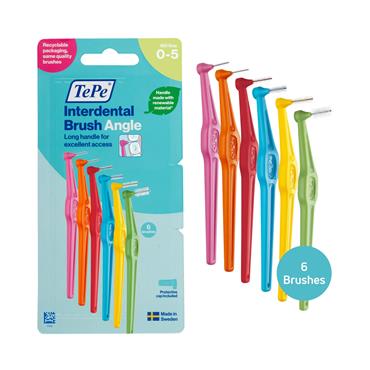 TEPE INTERDENTAL BRUSH ANGLE ISO SIZE 0-5