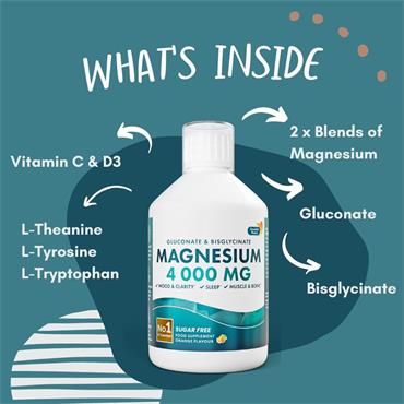 SWEDISH NUTRA MAGNESIUM 4000MG 500ML