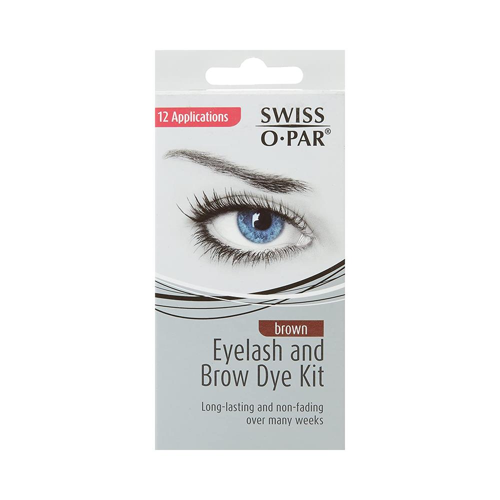 SWISS O PAR EYELASH & BROW DYE KIT BROWN CH Tralee Ireland