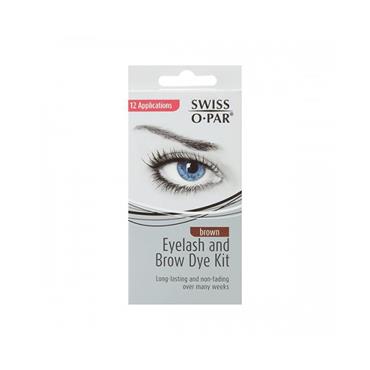 SWISS O-PAR EYELASH+BROW DYE BROWN