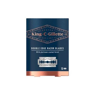 KING C DOUBLE EDGE RAZOR BLADES X10