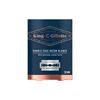 KING C DOUBLE EDGE RAZOR BLADES X10