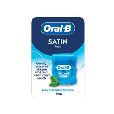 ORAL B WAXED MINT SATIN TAPE 50M