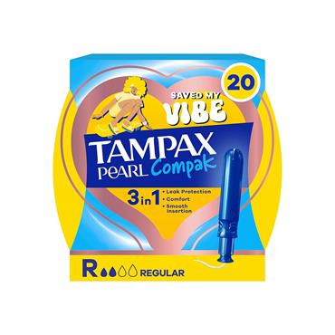 TAMPAX PEARL COMPAK 3 IN 1