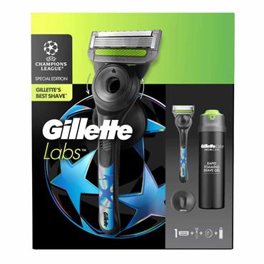 GILLETTE LABS RAZOR AND SHAVE GEL SET