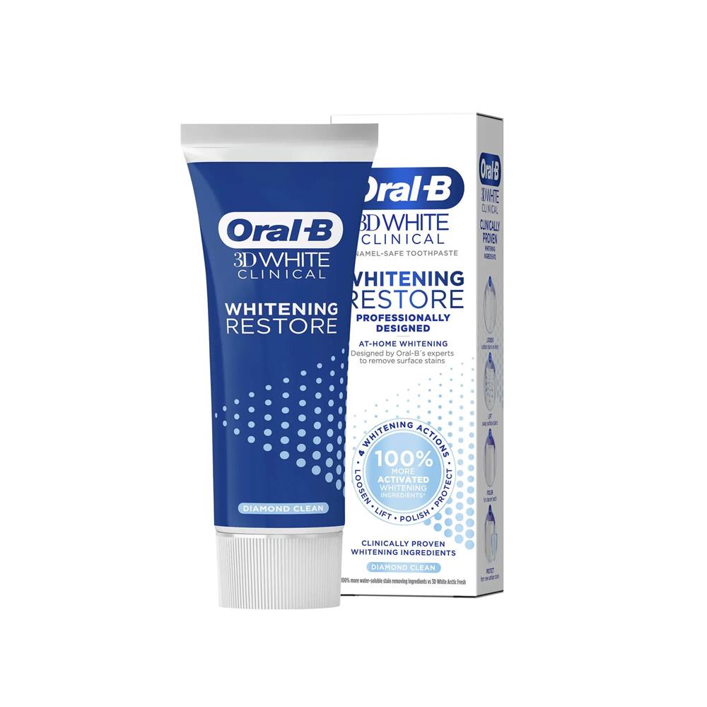 3D WHITE CLINICAL RESTORE ENAMEL SAFE TOOTHPASTE CH Tralee Ireland