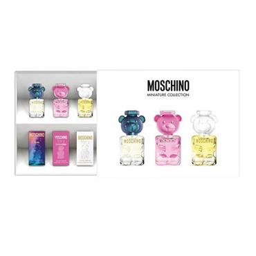 MOSCHINO TOY MINI  MINATURE GIFT SET X3