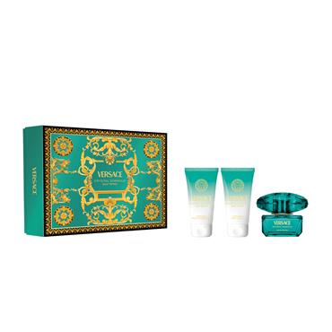 VERSACE CRYSTAL EMERALD EDP 50ML SET