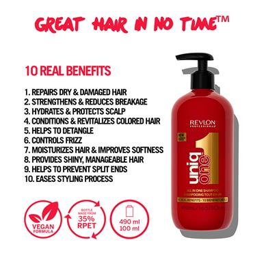 REVLON UNIQ ONE SHAMPOO 490ML