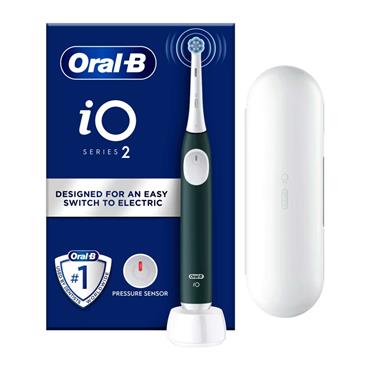 ORAL B IO SERIES 2 ELECTRIC TOOTHBRUSH - FOREST GREEN