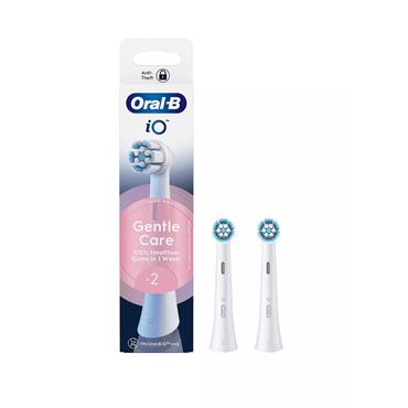 ORALB IO GENTLE CARE TOOTHBRUSH HEADS X2