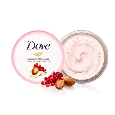 EXFOLIATING BODY SCRUB POMEGRANATE SEEDS & SHEA BUTTER SCENT