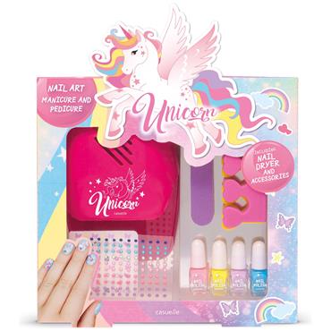 UNICORN NAIL ART MANICURE & PEDICURE KIT