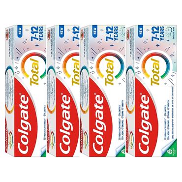 COLGATE TOTAL 7-12 YEARS 4 PACK