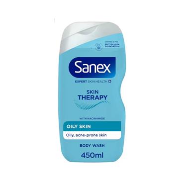 SANEX SKIN THERAPY BODY WASH 450ML