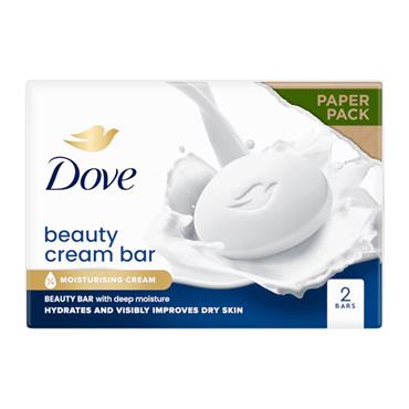 DOVE BEAUTY CREAM SOAP BAR TWIN