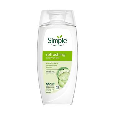 SIMPLE REFRESHING SHOWER GEL 225ML
