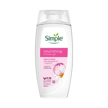 SIMPLE NOURISHING SHOWER GEL 225ML