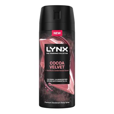 LYNX COCOA VELVET DEODORANT SPRAY