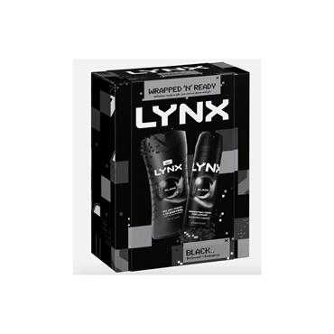 LYNX DUO AND SOCKS BLACK GIFT SET