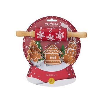 CHRISTMAS DESIGN BAKING SET