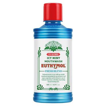 EUTHYMOL ICY MINT MOUTHWASH 0% ALCOHOL 500ML
