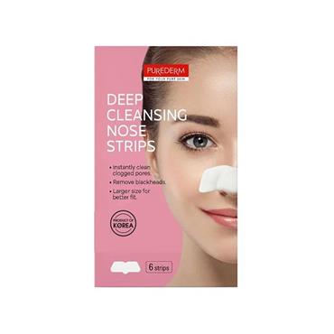 PUREDERM DEEP CLEANSING NOSE STRIPS 6 STRIPS