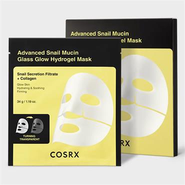 COSRX ADVANCED SNAIL MUCIN GLASS GLOW HYDROGEL MASK
