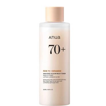 ANUA 70+ ANUA RICE 70 GLOW MILKY TONER 250ML