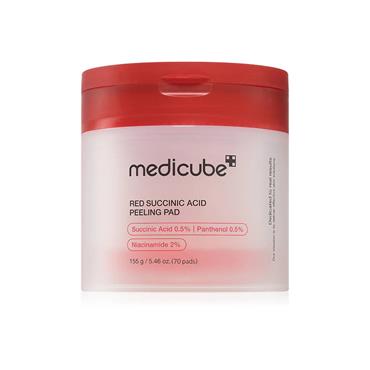 MEDICUBE RED SUCCINIC ACID PEELING PADS (X70 PADS)