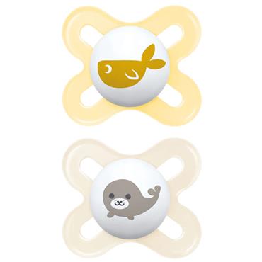 MAM ORIGINAL START 0-2M 2PK SILICONE SOOTHER