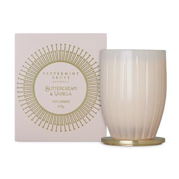 BUTTERCREAM AND VANILLA LARGE CANDLE 370G