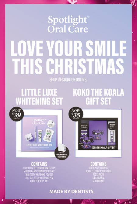 Love your smile at Christmas - shop Spotlight Oral Care