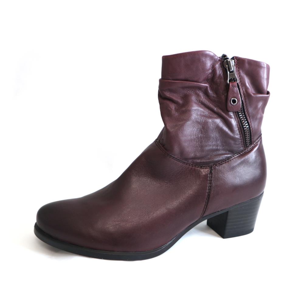 16 CAPRICE VINO ANKLE BOOT SIZE 5.5 WINE Nevils