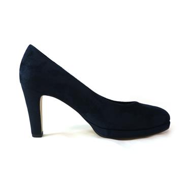 gabor navy blue court shoes