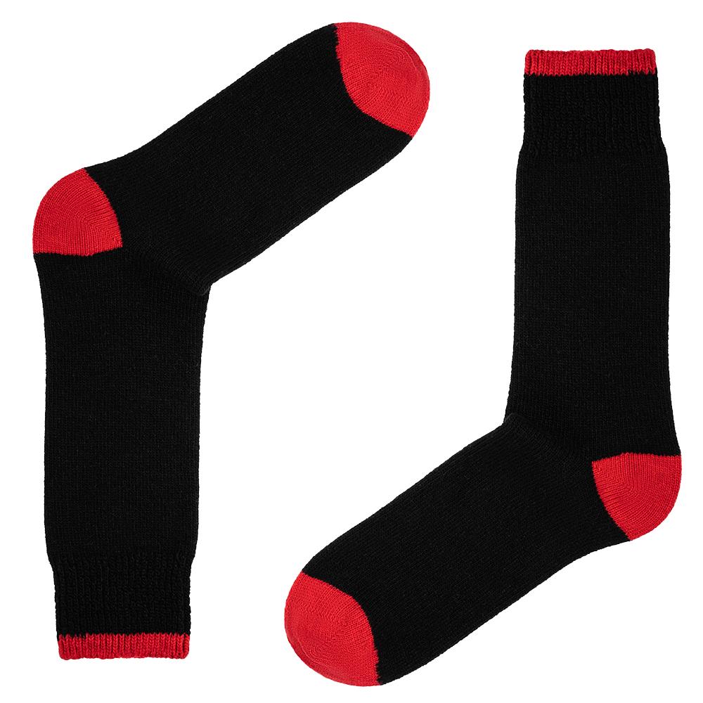 Luxury Cashmere Blend Socks Black Mens (UK 711)
