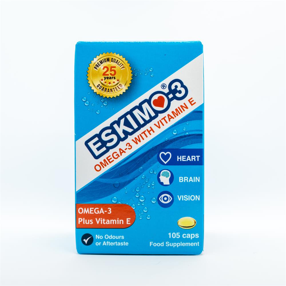 Eskimo3 Pure Omega3 Fish Oil Capsules 105caps