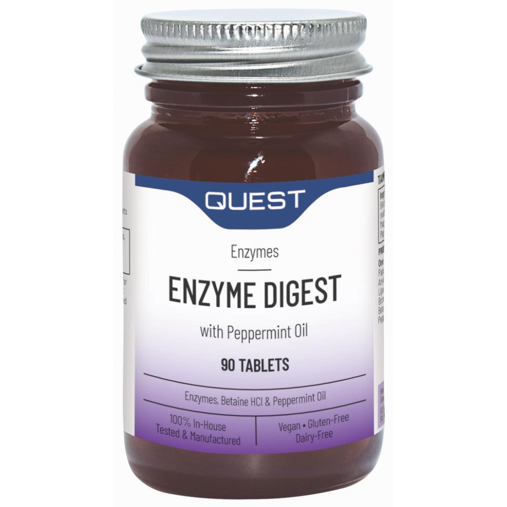Quest Enzyme Digest With Betaine HCL & Peppermint Oil 90s Horans